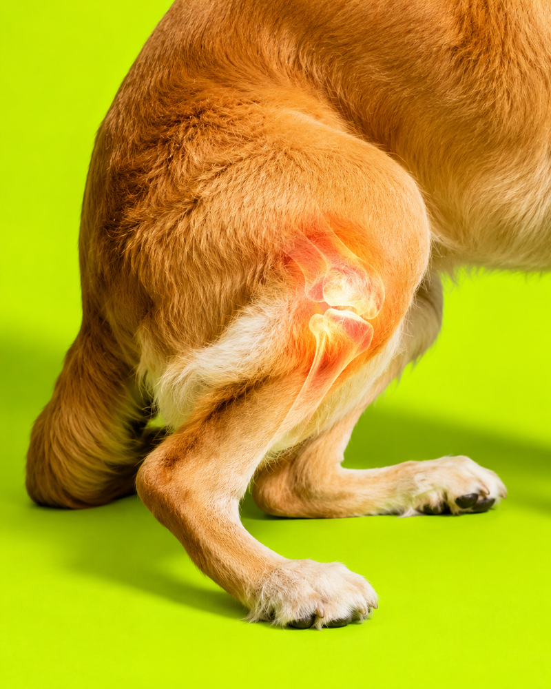 Joints, coat, brain, and gut all deteriorate without targeted daily support